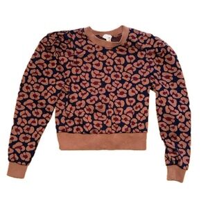 Dolan east coast Anthropologie Print Sweater